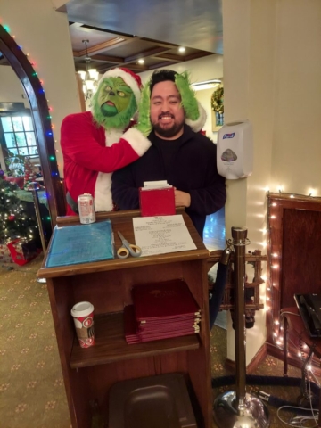Staff and residents alike enjoy our annual visits from The Grinch at The Oaks of Pasadena